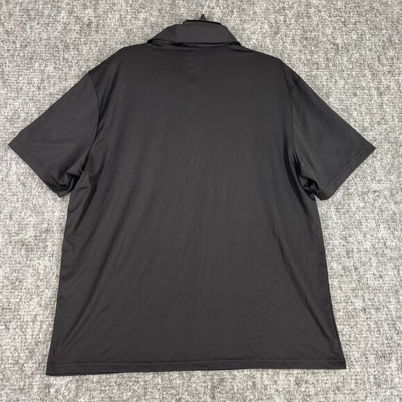 Members Mark Shirt‎ Mens XL Black Performance Tech Polo Wicking 50 UPF Sams Club - Picture 2 of 7